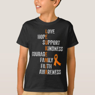 Camiseta Cinta Rótulo Retro Vintage Conciencia sobre leucem
