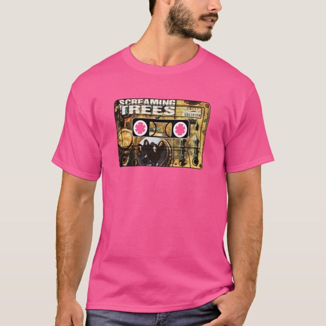 Camiseta CINTA SCREAMINGREES chico vintage (Anverso)