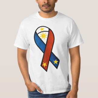 Camiseta Cinta temática de la bandera filipina