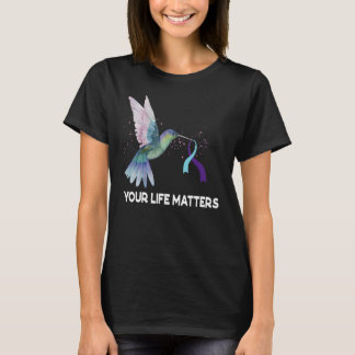 Camiseta Cinta Tu Vida Importa N Conciencia Del Suicidio Sa