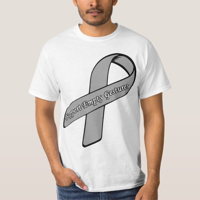 Camiseta Cinta vacía de los gestos de la ayuda (Anverso)