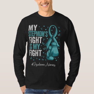 Camiseta Cinta verde azulada Madera Disautonomía Conciencia