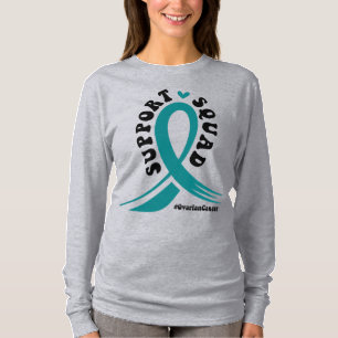 Camiseta Cinta Verde azulada Mes de Concienciación sobre el