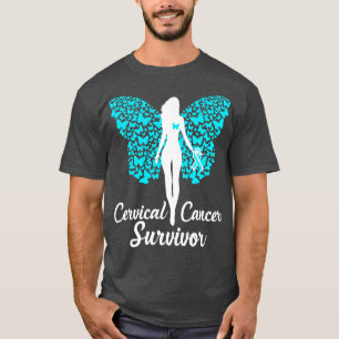 Camiseta Cinta Verde azulada para la toma de conciencia sob