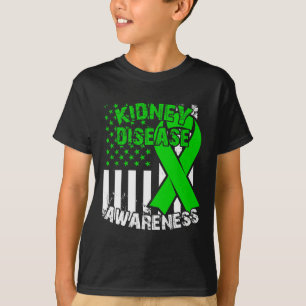 Camiseta Cinta Verde - Conciencia sobre la Enfermedad Renal