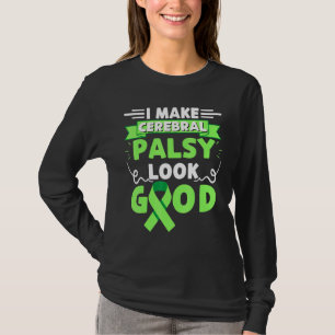 Camiseta Cinta Verde de Concientización sobre Parálisis Cer