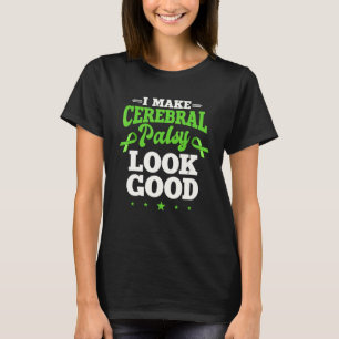 Camiseta Cinta Verde de Concientización sobre Parálisis Cer