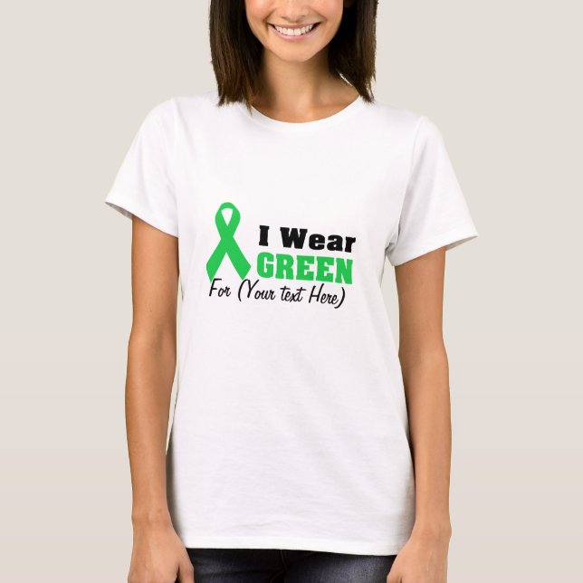 Camiseta Cinta verde de la conciencia (Anverso)