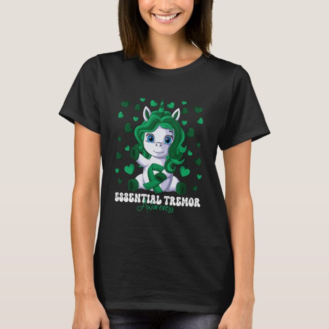 Camiseta Cinta verde esencial para la toma de conciencia de (Anverso)