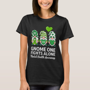 Camiseta Cinta Verde Gnome One lucha sola contra la salud m