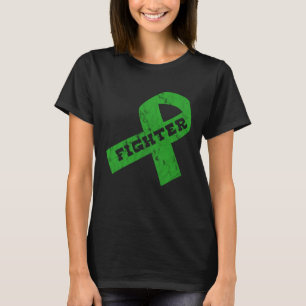 Camiseta Cinta verde luchadora por la conciencia hombres mu