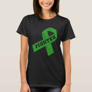 Camiseta Cinta verde luchadora por la conciencia hombres mu