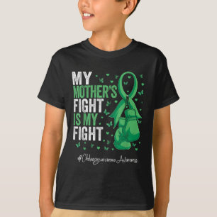 Camiseta Cinta Verde Madre Cholangiocarcinoma Conciencia