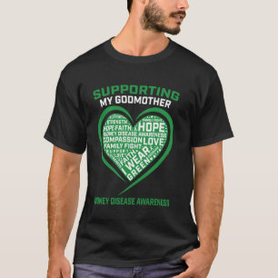 Camiseta Cinta Verde Madrina Diosa de la Enfermedad Renal S