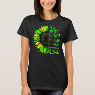 Camiseta Cinta verde para la sensibilización sobre la salud