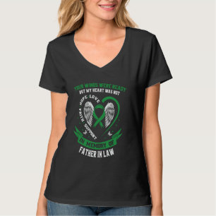 Camiseta Cinta Verde Pérdida de Suegro Enfermedad Renal