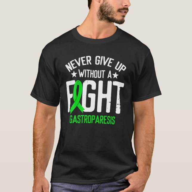 Camiseta Cinta Verde Sin Gastroparesis Awarene (Anverso)