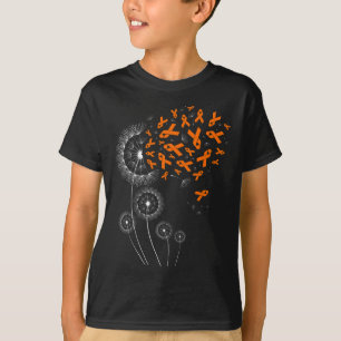 Camiseta Cinta Y Dandelion Leukemia Sensibilización Mes War