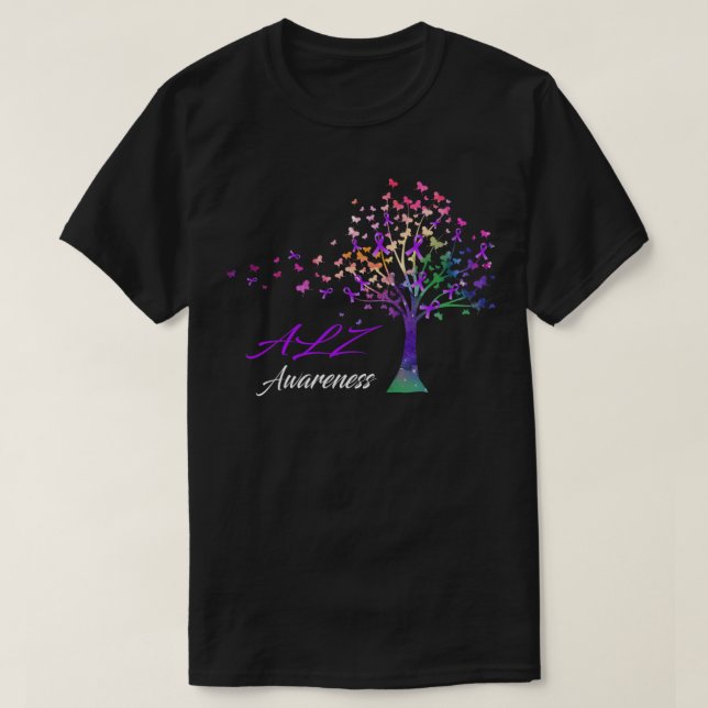 Camiseta Cintas de árbol: ayuda para la toma de conciencia  (Diseño del anverso)