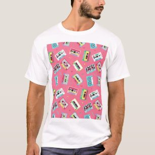 Camiseta Cintas de audio retro: estilo de los años 80.