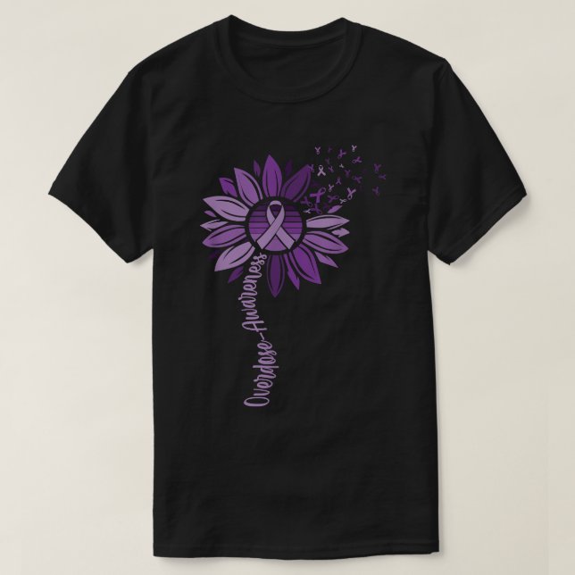 Camiseta Cintas de girasol Sobredosificación Copiar (Diseño del anverso)