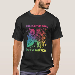 Camiseta Cintas de guerrero de la enfermedad pulmonar inter