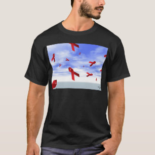 Camiseta Cintas de las ayudas que flotan en el cielo
