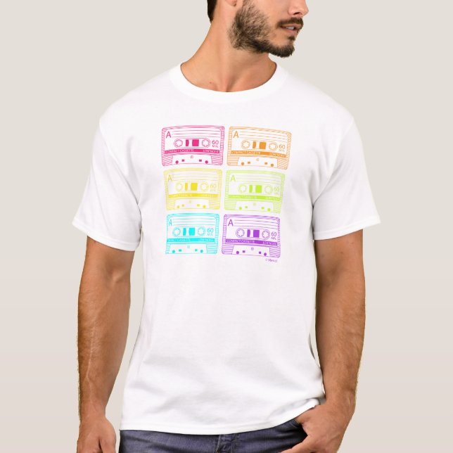 Camiseta Cintas de neón de la mezcla (Anverso)