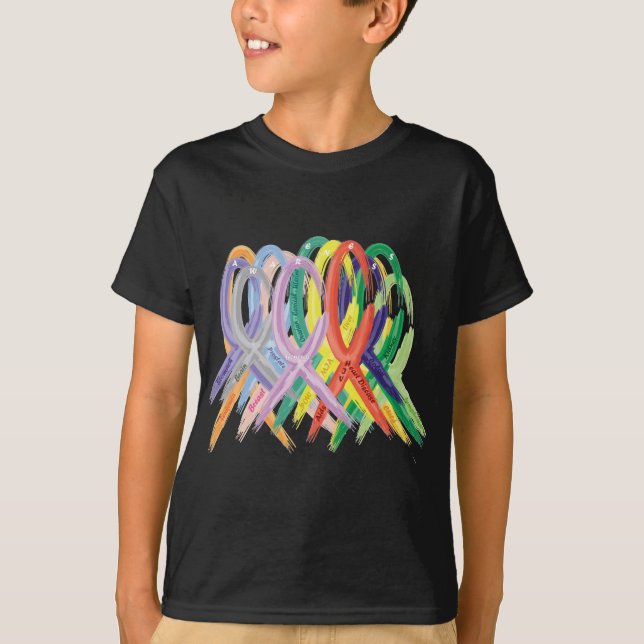 Camiseta Cintas multicolores para la sensibilización (Anverso)