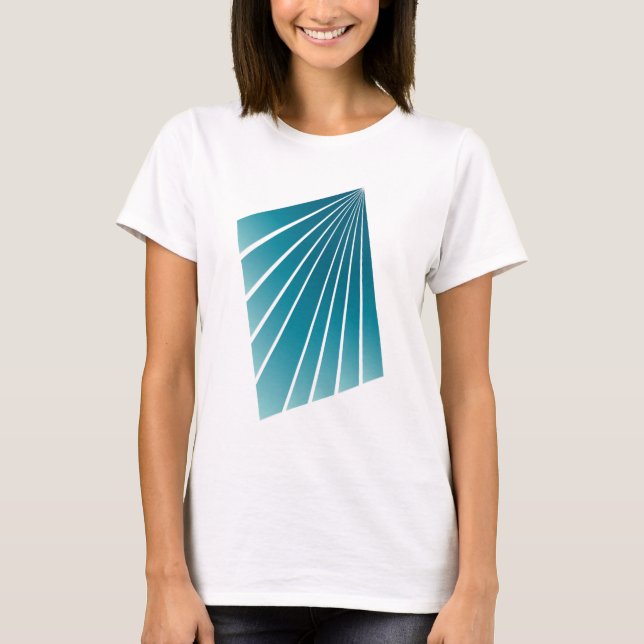 Camiseta Cintas turquesas (Anverso)