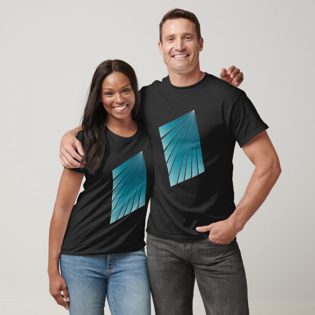 Camiseta Cintas turquesas (Unisexo)