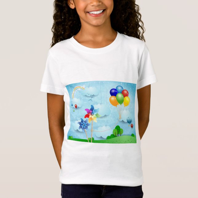 Camiseta Cintas y globos (Anverso)