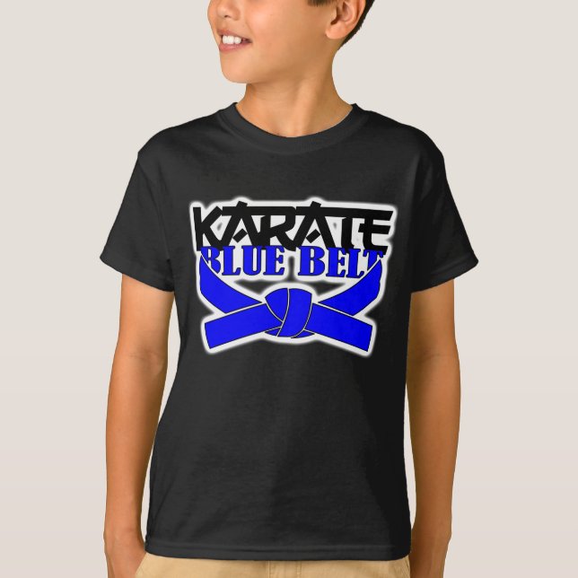 Camiseta Cinturón azul de Karate (Anverso)