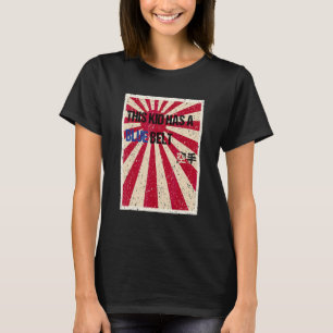 Camiseta Cinturón Azul de Karate Clásico para Jóvenes