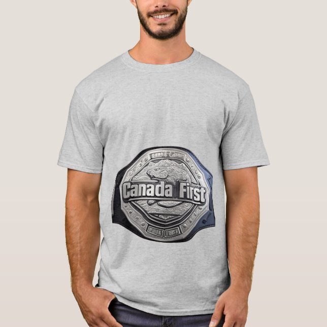 CAMISETA CINTURÓN DE CAMPEONATO DE CANADAFIRST (Anverso)