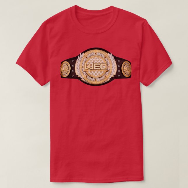 Camiseta Cinturón de Campeones de la WEC (Diseño del anverso)