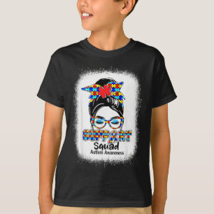 Camiseta Cinturón de rompecabezas de moño desordenado del e