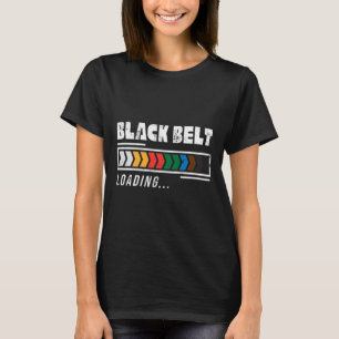 Camiseta Cinturón negro cargando arte marcial Karate Minima