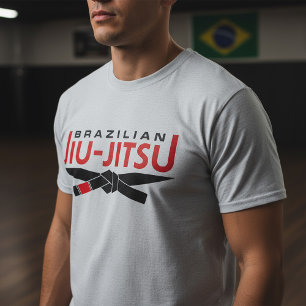 Camiseta Cinturón Negro de Jiu-Jitsu Brasileño BJJ