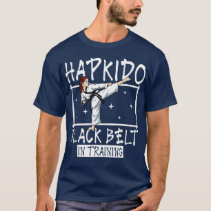 Camiseta Cinturón negro entrenando Hapkido