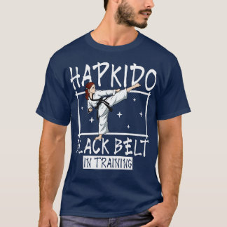 Camiseta Cinturón negro entrenando Hapkido