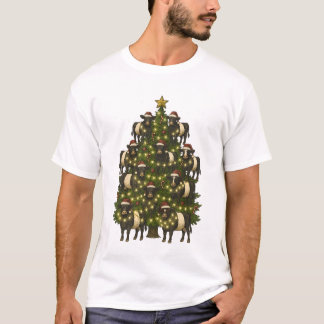 Camiseta Cinturón Retro Vintage Árbol de Navidad Galloway B