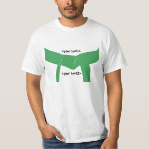 Camiseta Cinturón verde de los artes marciales