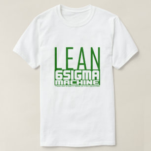 Camiseta Cinturón Verde Lean Six Sigma Machine