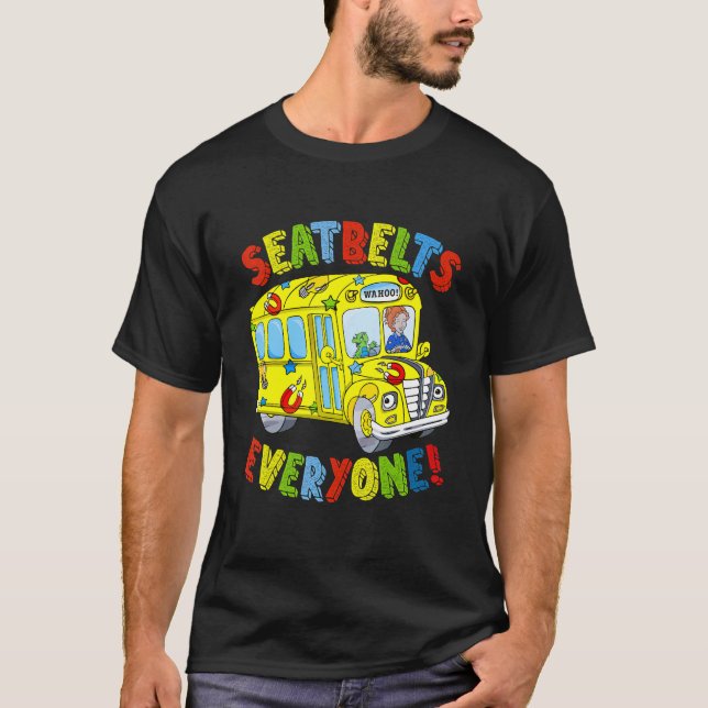 Camiseta Cinturones de seguridad para todos conductores de  (Anverso)