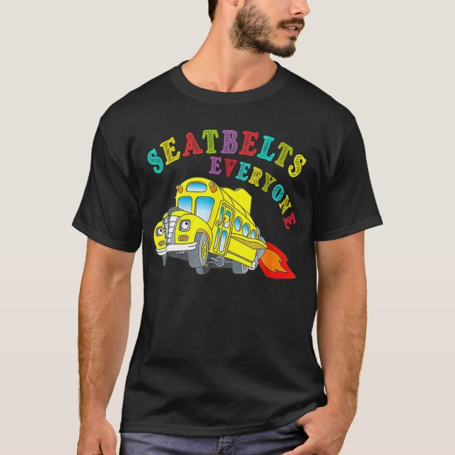 Camiseta Cinturones de seguridad para todos los conductores (Anverso)