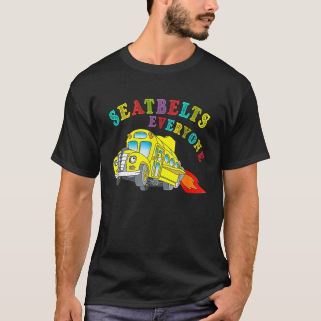 Camiseta Cinturones de seguridad para todos los conductores (Anverso)