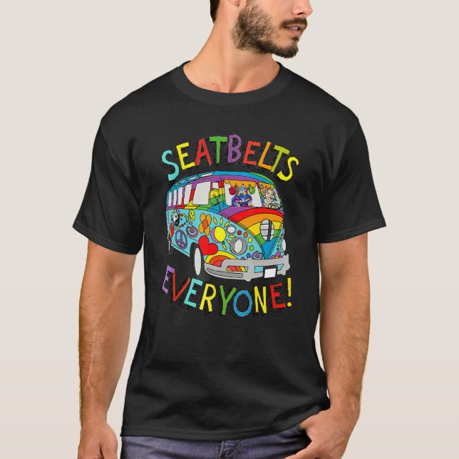 Camiseta Cinturones de seguridad Todo el mundo Conductor de (Anverso)