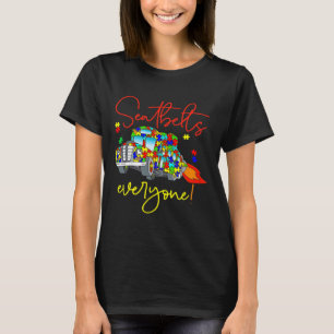 Camiseta Cinturones de seguridad Todos Autism Awareness Mag