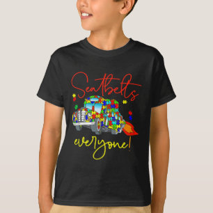 Camiseta Cinturones de seguridad Todos Autism Awareness Mag